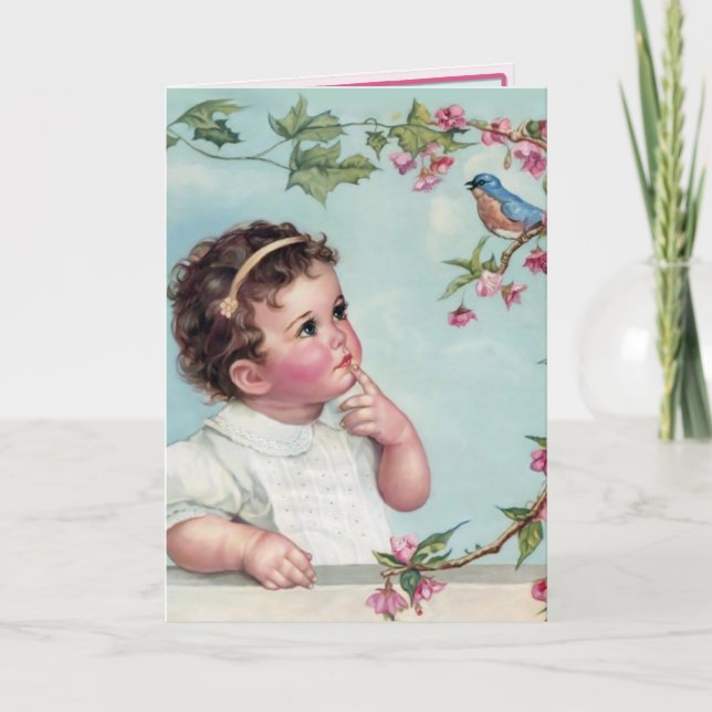 Tarjeta Bird Blue Bird (Anverso)