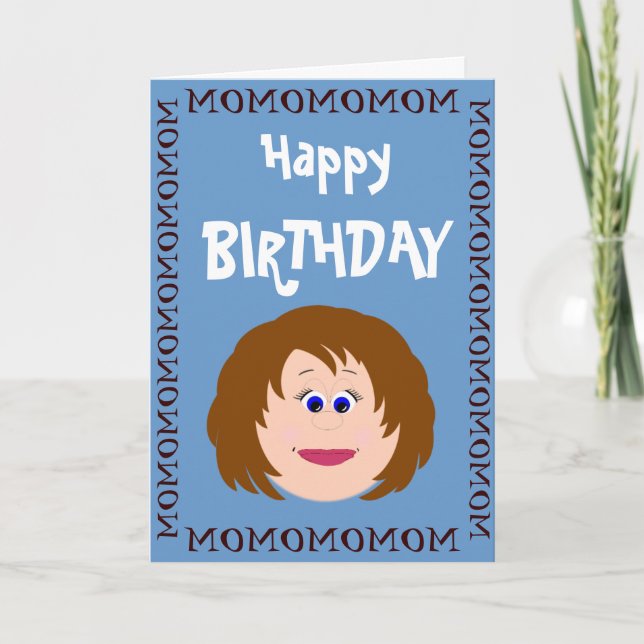 Tarjeta Birday Mom de Daughter (Anverso)