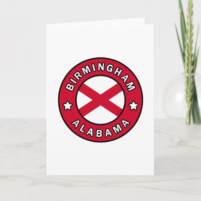 Tarjeta Birmingham Alabama (Anverso)