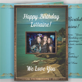 Tarjeta Birthday Beach Dream with Friends 0026
