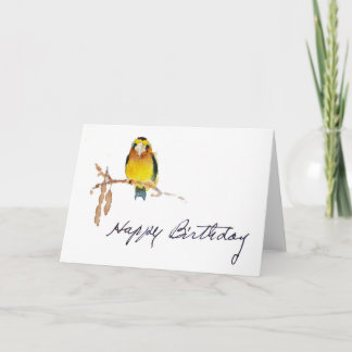 Tarjeta Birthday Bird