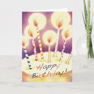 Tarjeta Birthday Candles Card