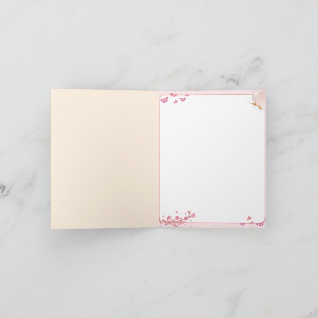 Tarjeta birthday card (Interior)