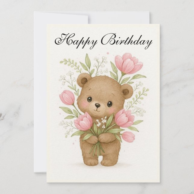 Tarjeta Birthday card (Anverso)