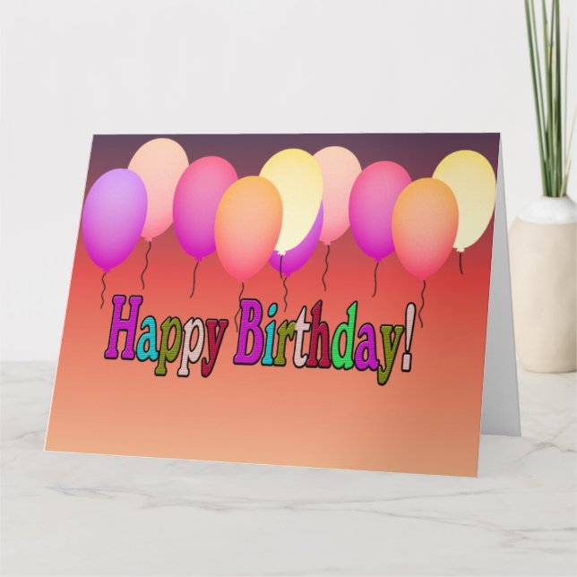 Tarjeta Birthday Card (Anverso)