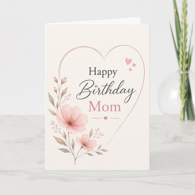 Tarjeta Birthday Card for Mom (Anverso)