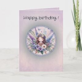 Tarjeta Birthday card, Wrapped in Flowers, Wrapped in Joy