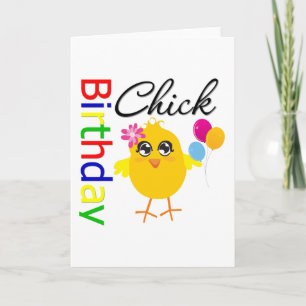 Tarjeta Birthday Chick