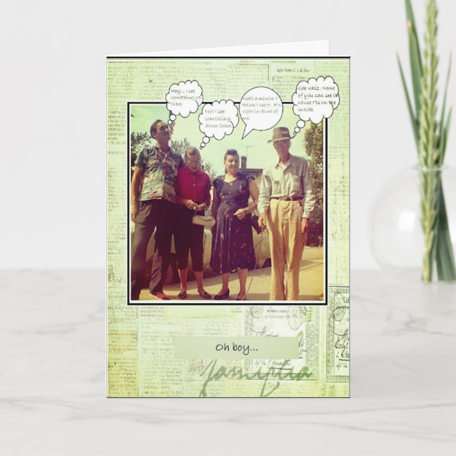 Tarjeta Birthday Funny (Anverso)