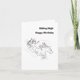 Tarjeta Birthday G Card : Riding High .