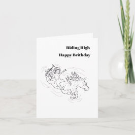 Tarjeta Birthday G Card : Riding High .