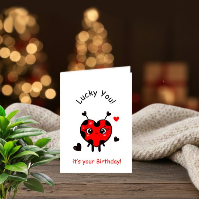 Tarjeta Birthday ladybug (Subido por el creador)