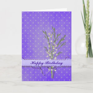 Tarjeta Birthday Lilies