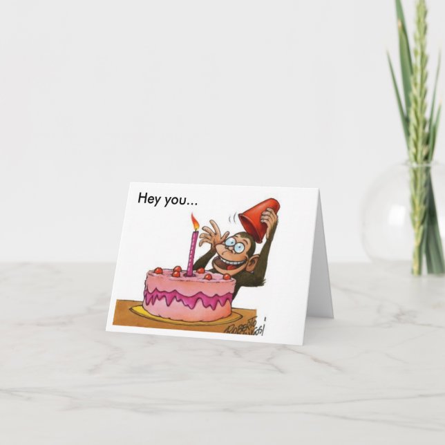 Tarjeta birthday_monkey, ey usted… (Anverso)