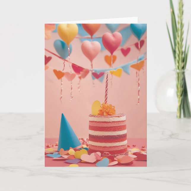 Tarjeta Birthday Robot Overload (Anverso)