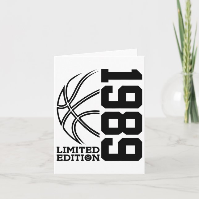 Tarjeta &# Birthday Sketll Limited Edition 1989 (Anverso)