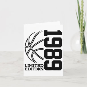 Tarjeta &#; Birthday Sketll Limited Edition 1989