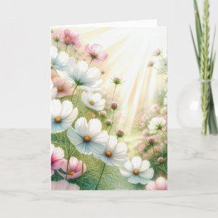 Tarjeta Birthday Sunny Cosmos Garden