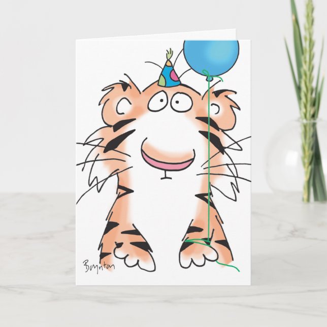 TARJETA BIRTHDAY TIGER (Anverso)