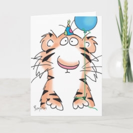 TARJETA BIRTHDAY TIGER