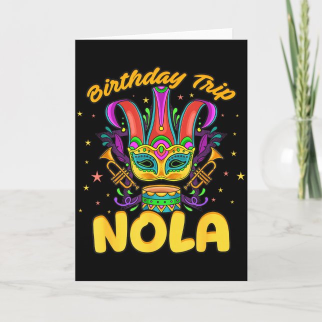 Tarjeta Birthday Trip Nola, So New Orleans You Wouldn't Un (Anverso)