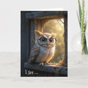 Tarjeta Birthday Wise Old Owl
