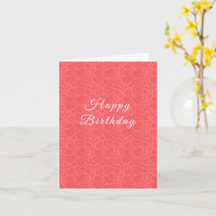 Tarjeta BirthdayCard con corazón - romántico