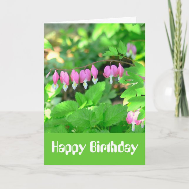 Tarjeta BirthdayCard, "Me alegra tanto que nacieras" (Anverso)