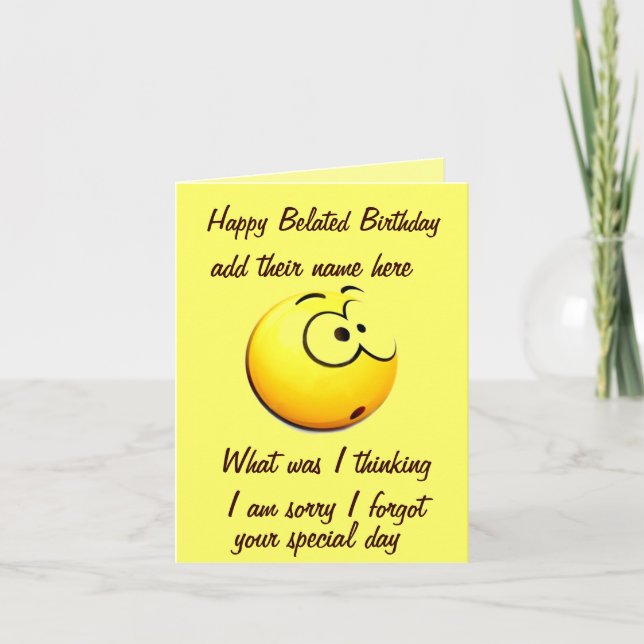 Tarjeta Birthdays_ (Anverso)