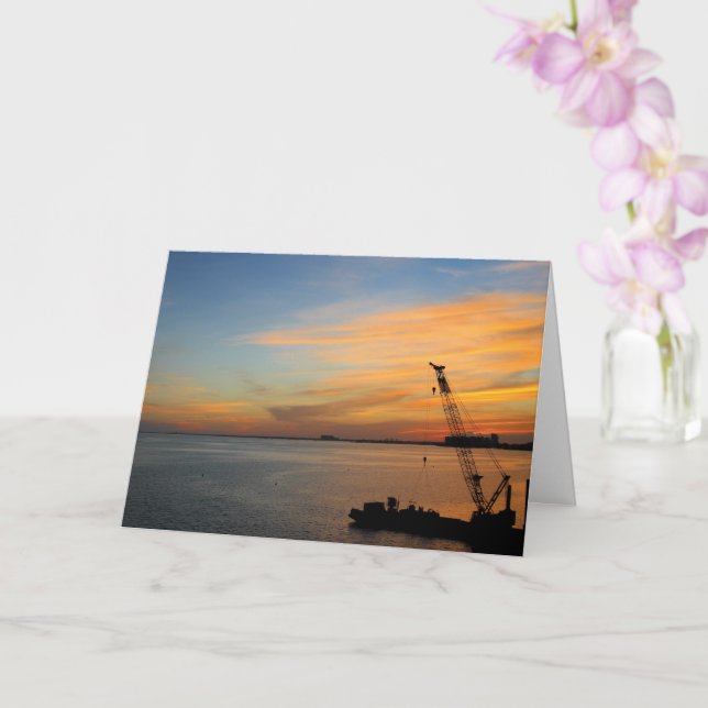 Tarjeta Biscayne sunset (Orquídea)