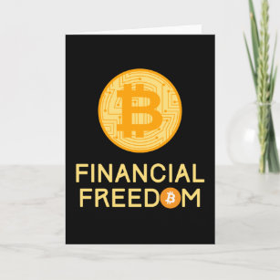 Tarjeta Bitcoin BTC de la libertad financiera invierte