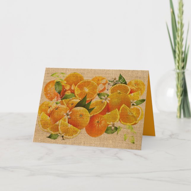 Tarjeta Bitter Oranges from Capri (Cretonne Editio (Anverso)