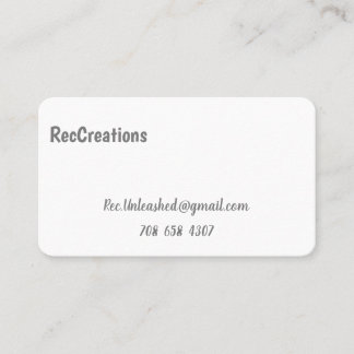 Tarjeta Biz RecCreations