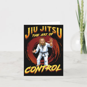 Tarjeta BJJ El Arte Del Control - Grappling Jiu Jitsu Jesú