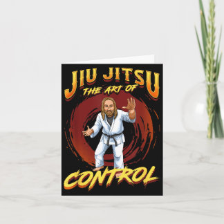 Tarjeta BJJ El Arte Del Control - Grappling Jiu Jitsu Jesu