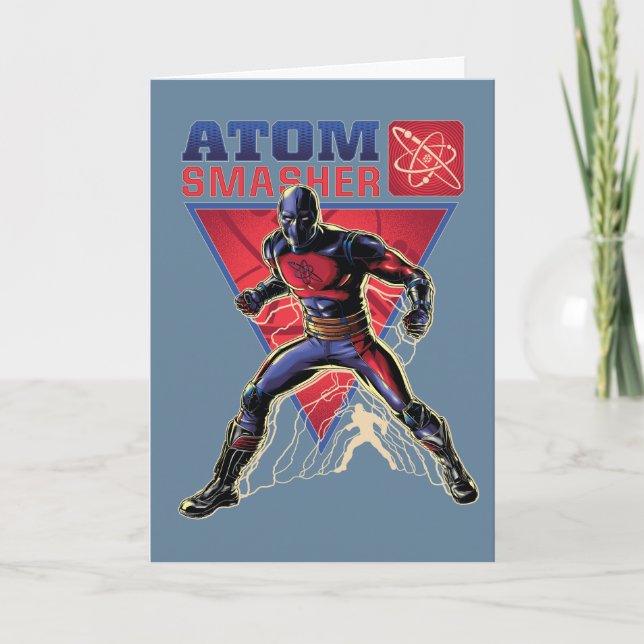 Tarjeta Black Adam | Atom Smasher Character Graphic (Anverso)