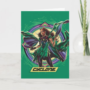 Tarjeta Black Adam   Cyclone Character Graphic
