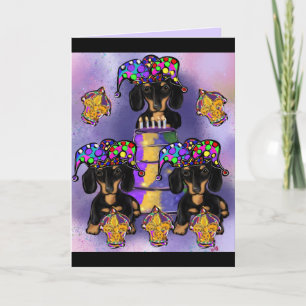 Tarjeta Black and Tan Doxies