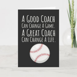 Tarjeta Black Baseball Coach Cards Sport Team Trainer