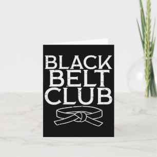 Tarjeta Black Belt Club Guay Karate Taekwondo Kung Fu Jiu