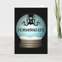 Black cat otoño chandelier otoño bola de nieve oto