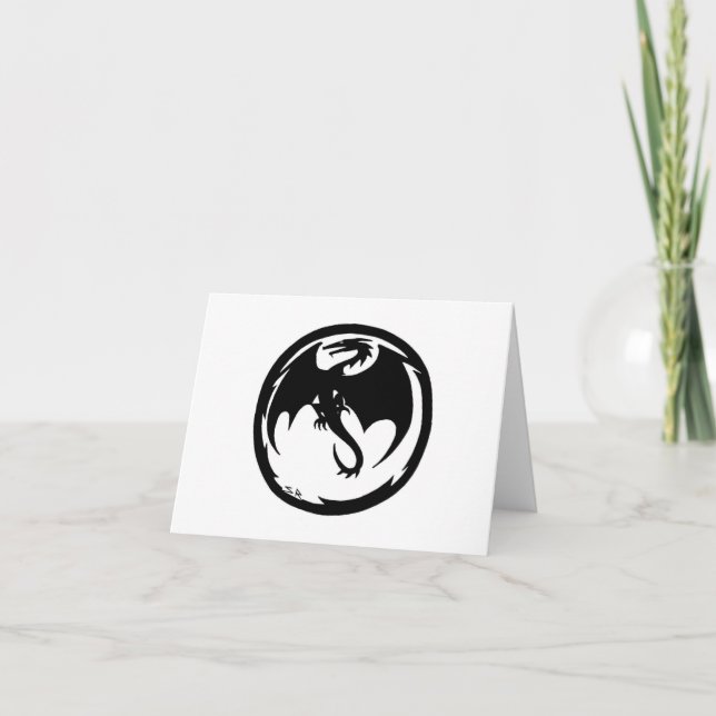 Tarjeta Black Dragon white card (Anverso)