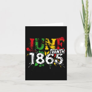 Tarjeta Black Freedom Juneton 1865 Orgullo Negro Mujeres