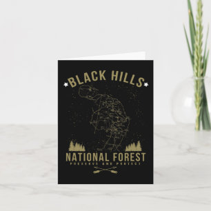 Tarjeta Black Hill National Forest Shirt South Dakota Hiki