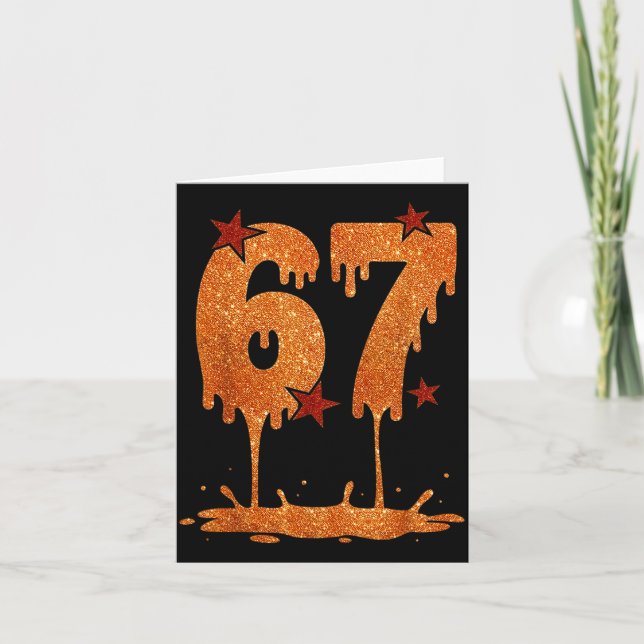 Tarjeta Black History Month Dripng 67 Cool Meme 6 7 Funn  (Anverso)