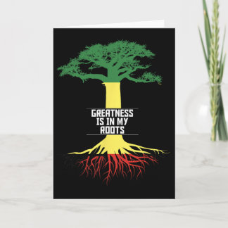 Tarjeta Black History Month Pride African American History