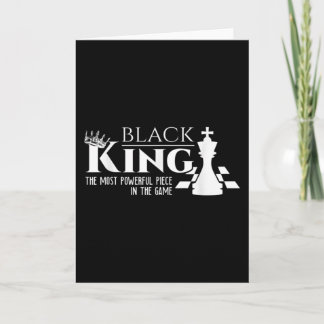 Tarjeta Black King - The Most Powerful Piece In The Game -