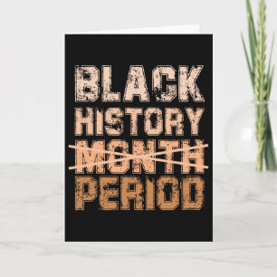 Tarjeta Black Lives Problem - Mes de la Historia Negra Coo