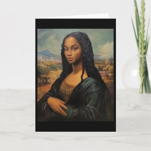 Tarjeta Black Mona Lisa Mes de la Historia Negra - Sista Á