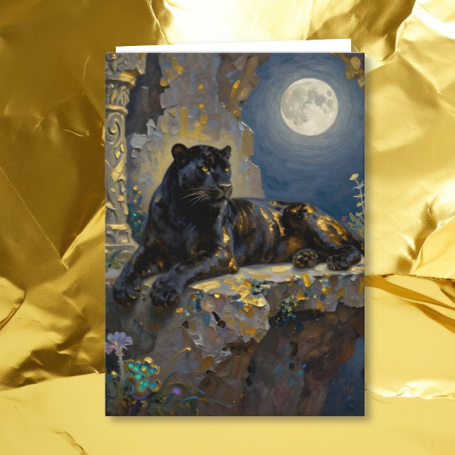 Tarjeta Black Panther Themed Happy Birthday  (Subido por el creador)